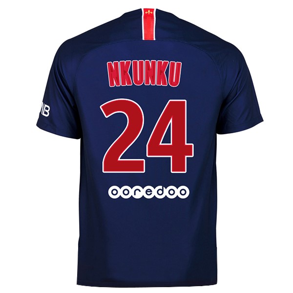 Maillot Football Paris Saint Germain Domicile Nkunku 2018-19 Bleu
